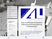 Tablet Screenshot of al-metallbau.net